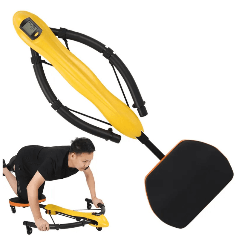 Aparat fitnes Arvada® DragonFly Fit LD/TF-01 – Echipament Versatil pentru Antrenamente Complete de Forta, Abdominale si Baza, Ideal pentru Acasa, Sala sau Birou, galben