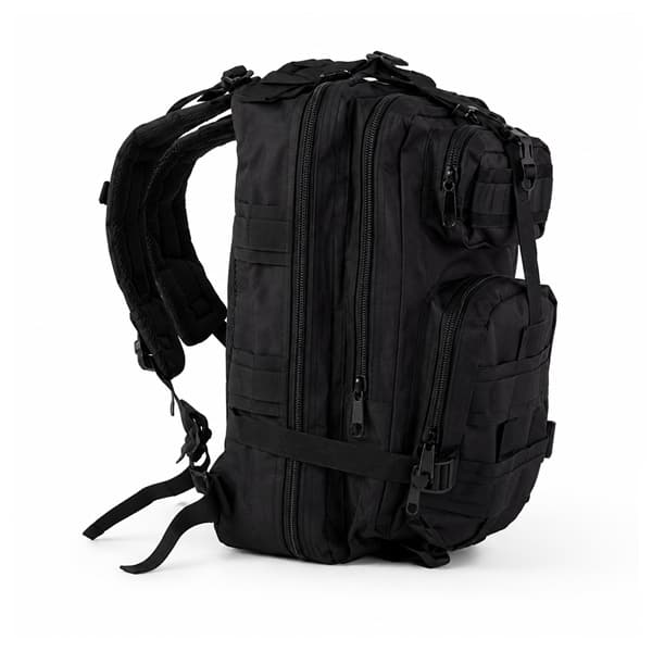Rucsac Tactic Militar de Supraviețuire 28L DEPOX®, Negru, Compartimente Multiple, Sistem MOLLE