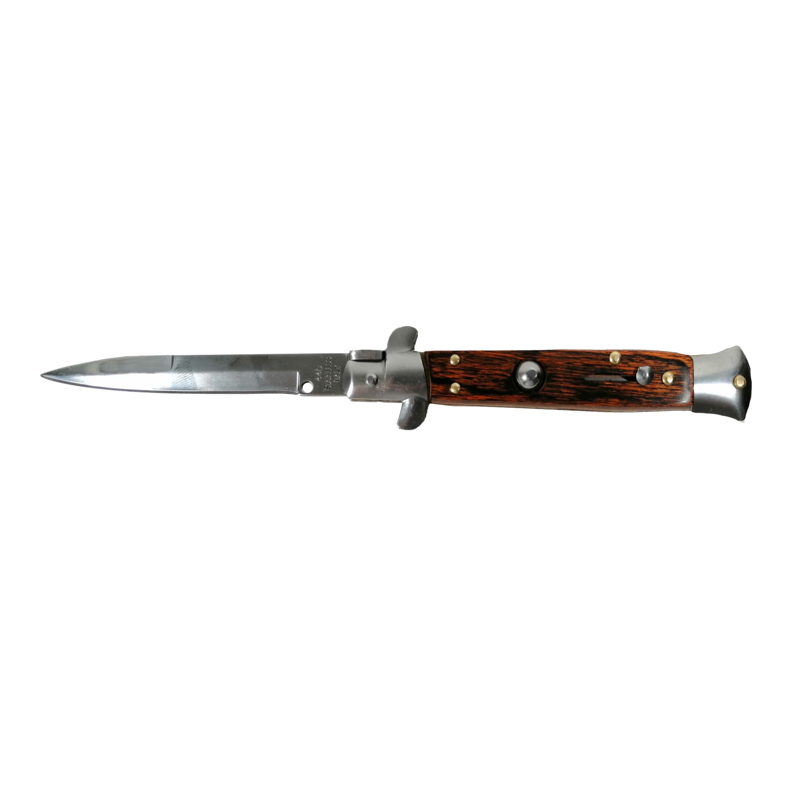 Briceag automat DEPOX®, otel inoxidabil, Italian Blade, Stiletto, 21 cm