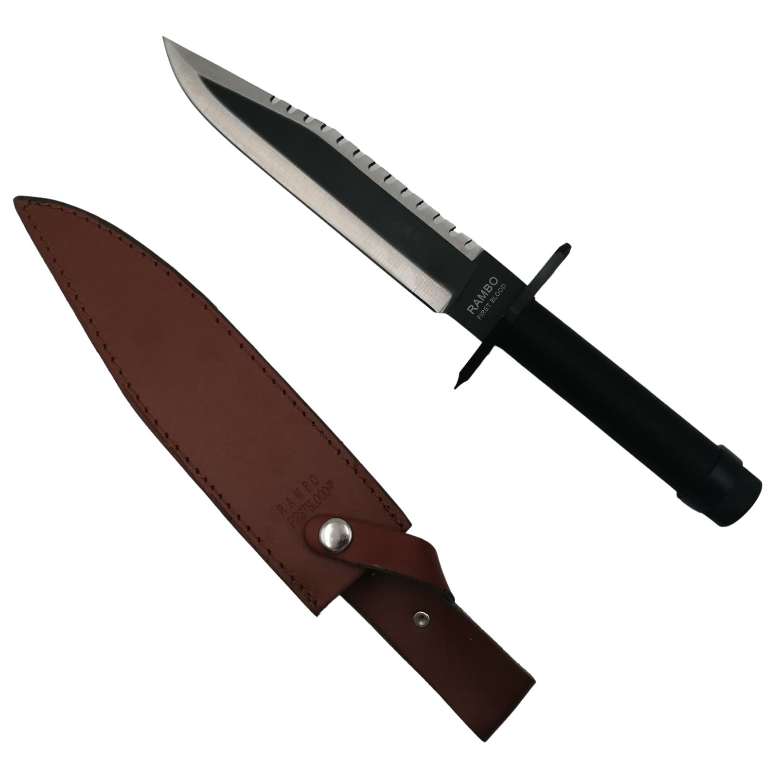 Cutit de vanatoare DEPOX®, Rambo First Blood, editie de colectie, 36 cm, teaca inclusa